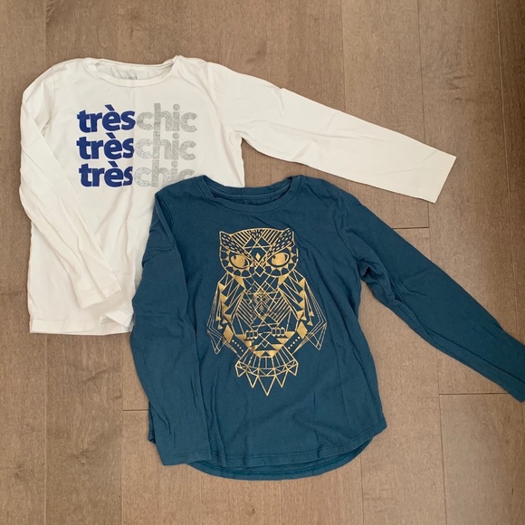 J. Crew crewcuts and Old Navy T-shirts (set of 2)